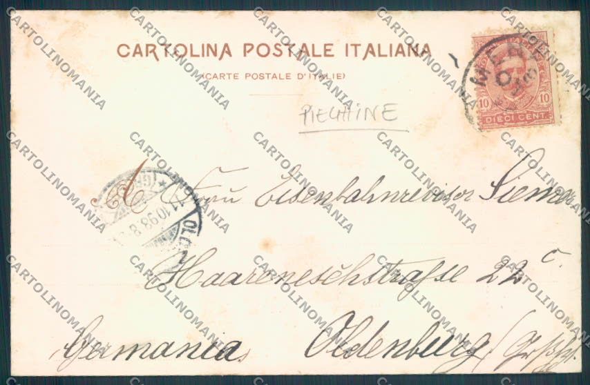 Como Tremezzo PIEGHINE cartolina LQ0984 – retro