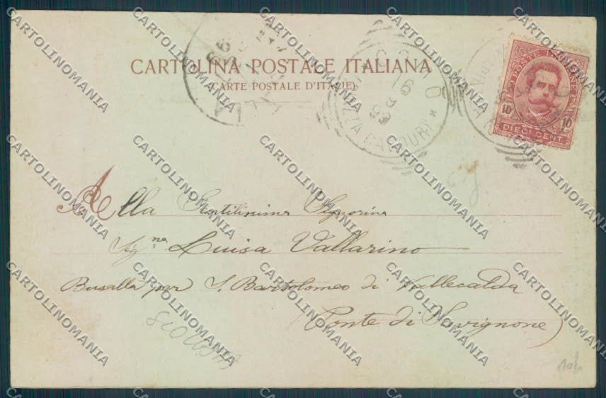 Como Città SCOLLATA cartolina LQ0992 – retro