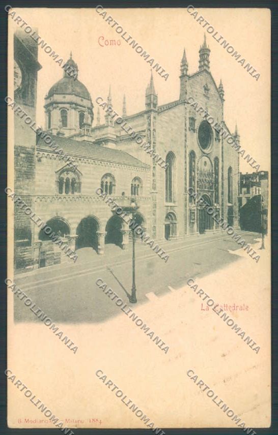 Como Città ABRASA cartolina LQ0994 – fronte