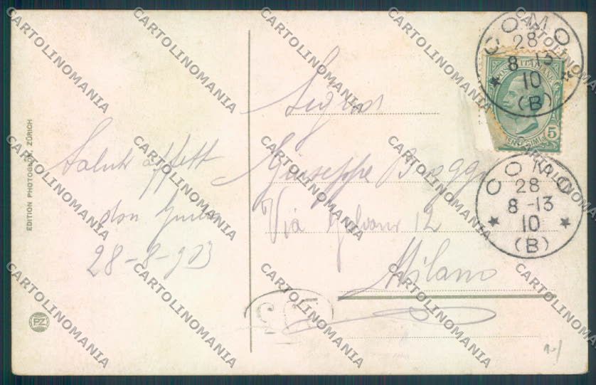 Como Città Brunate cartolina LQ0998 – retro
