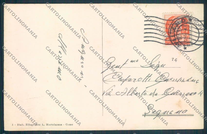 Como Città cartolina LQ0999 – retro