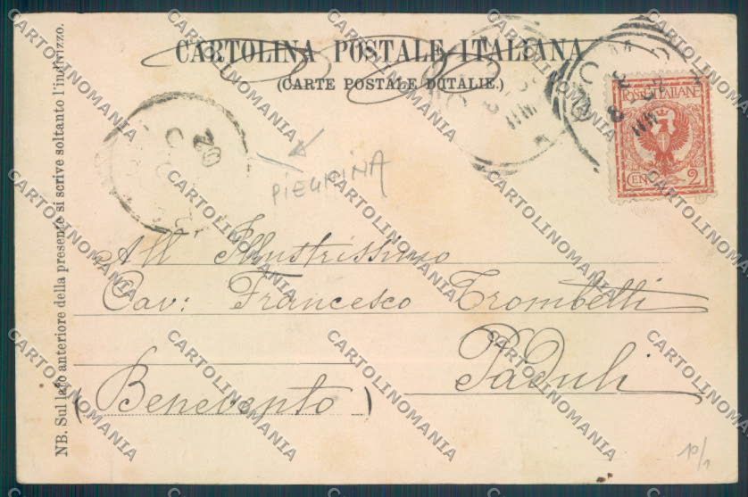 Como Città Brunate PIEGHINA cartolina LQ1010 – retro