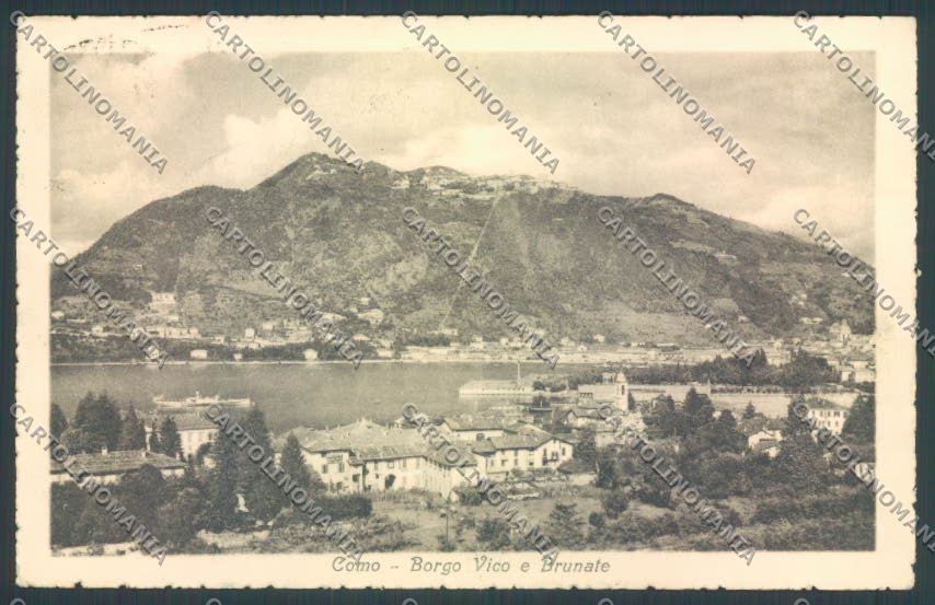 Como Città Borgo Vico Brunate cartolina LQ1014 – fronte