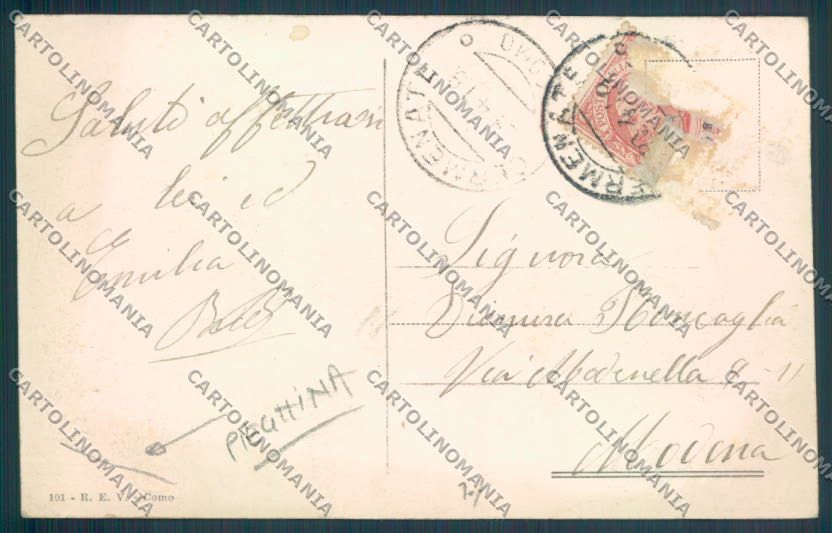 Como Città Battello PIEGHINA cartolina LQ1032 – retro