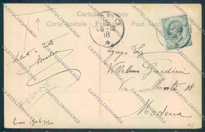 Como Città PIEGHINE cartolina LQ1035 – retro