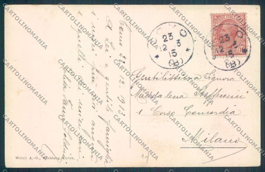 Como Città cartolina LQ1059 – retro