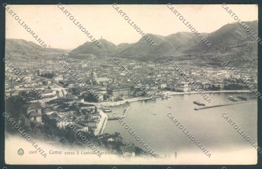 Como Città PIEGHE cartolina LQ1060 – fronte