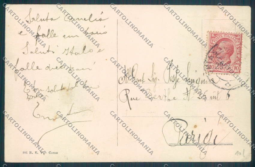Como Città Battello cartolina LQ1066 – retro