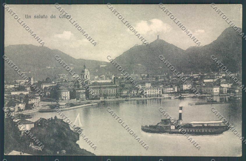 Como Città Battello cartolina LQ1067 – fronte
