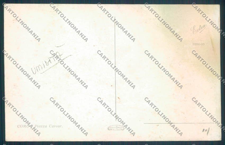 Como Città TRACCE UMIDO cartolina LQ1087 – retro