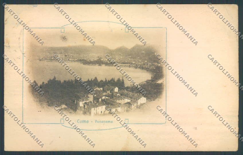 Como Città PIEGHINE cartolina LQ1089 – fronte