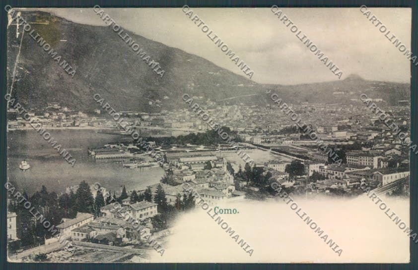 Como Città PIEGHINA cartolina LQ1092 – fronte