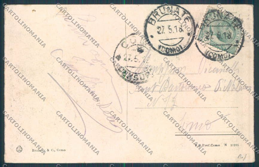 Como Città cartolina LQ1126 – retro
