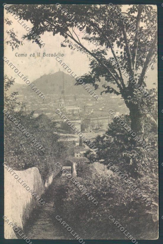 Como Città ABRASA cartolina LQ1128 – fronte