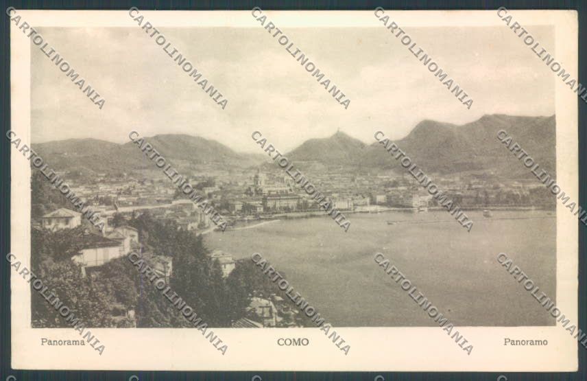 Como Città Esperanto cartolina LQ1137 – fronte