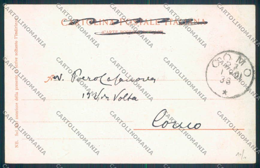 Como Città cartolina LQ1143 – retro