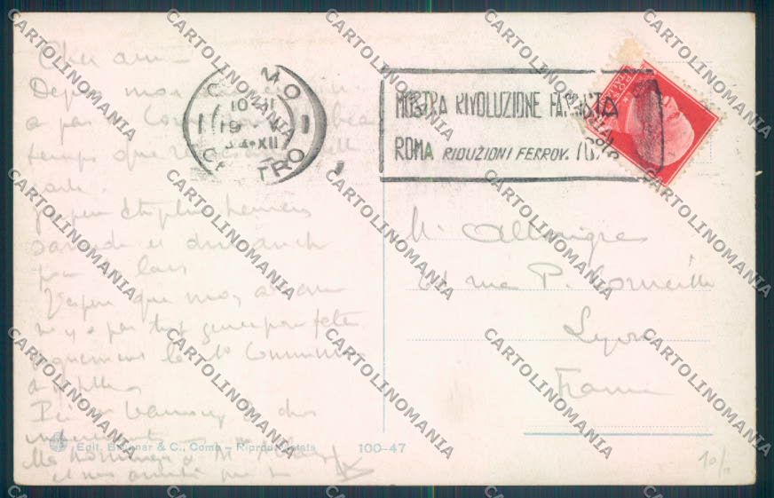 Como Città cartolina LQ1144 – retro