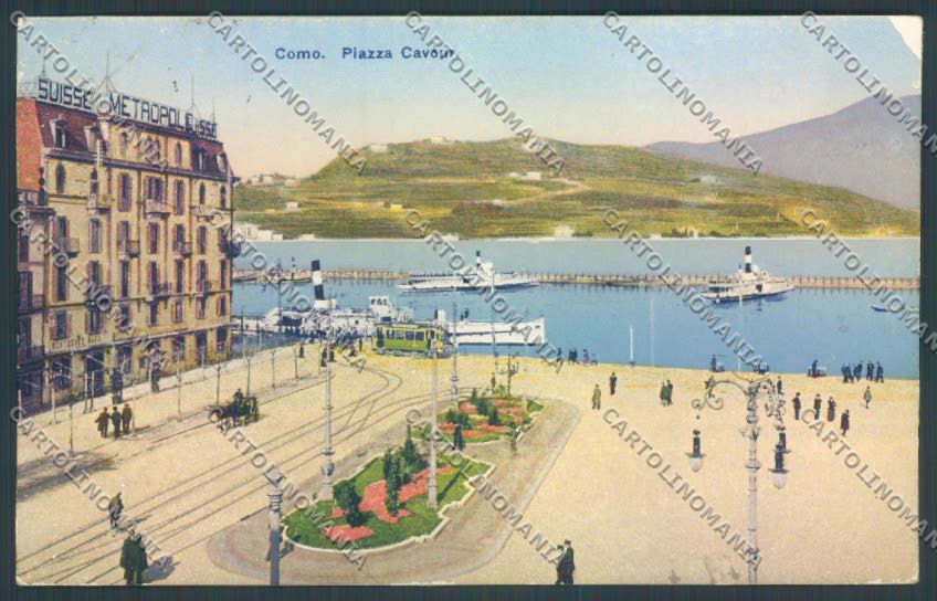 Como Città PIEGHINE ABRASA cartolina LQ1155 – fronte