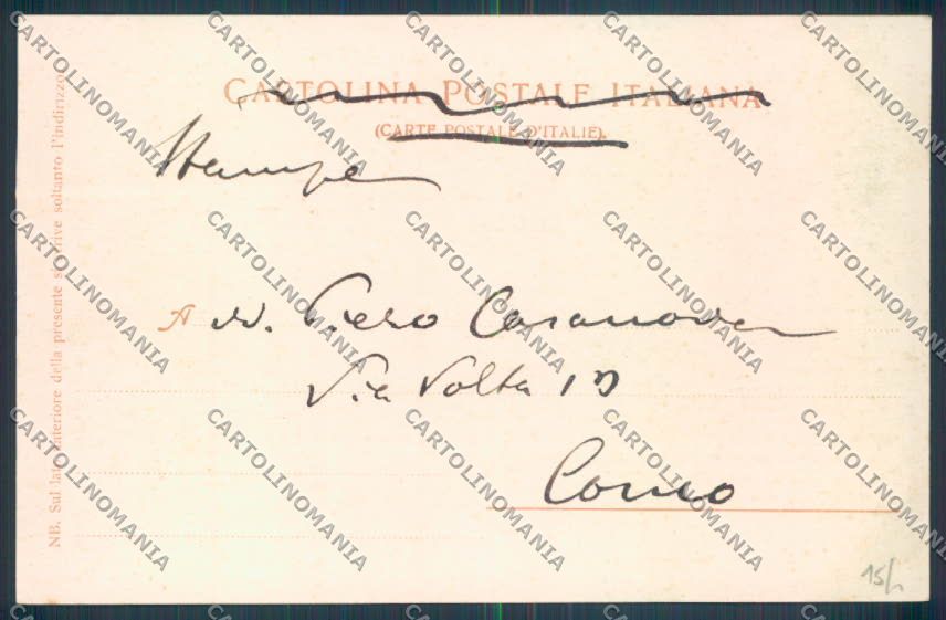 Como Città cartolina LQ1177 – retro