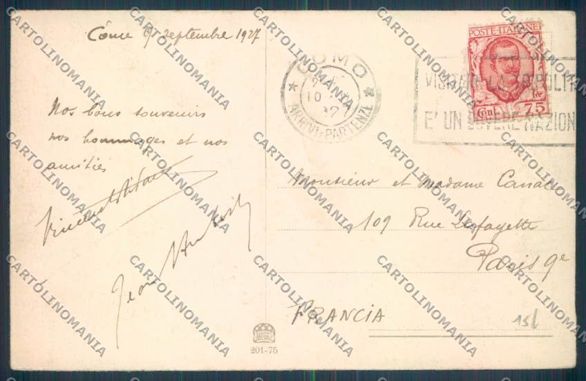 Como Città cartolina LQ1185 – retro