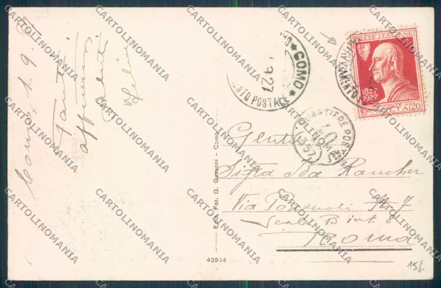 Como Città cartolina LQ1189 – retro