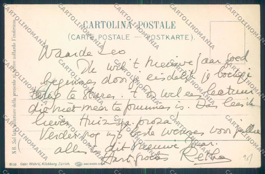 Como Città cartolina LQ1194 – retro
