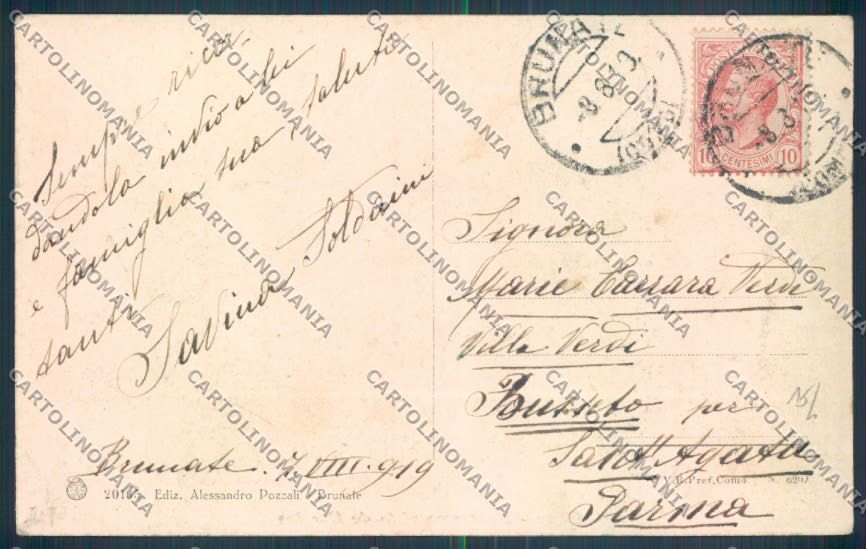 Como Città cartolina LQ1195 – retro