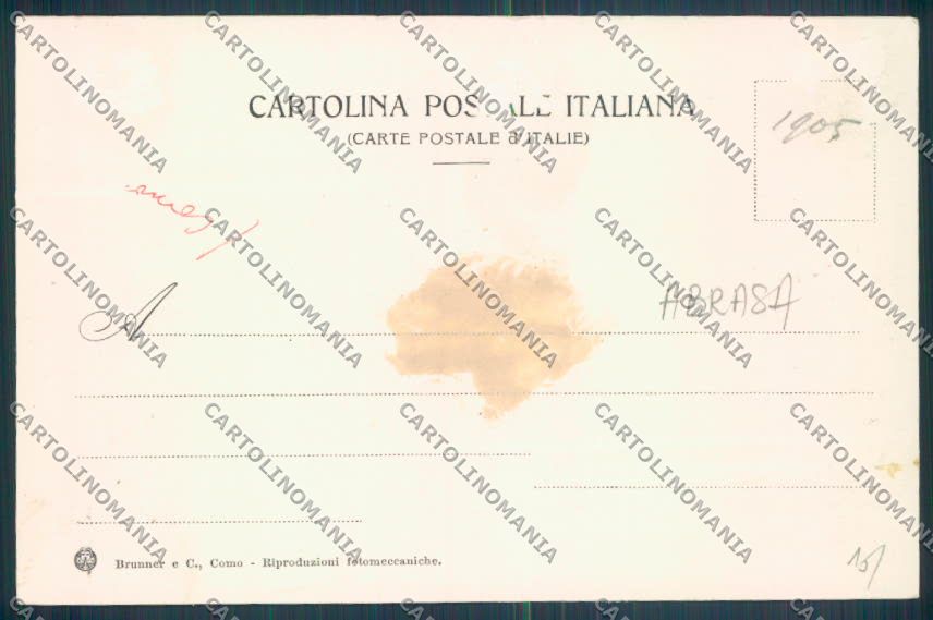 Como Città ABRASA cartolina LQ1210 – retro