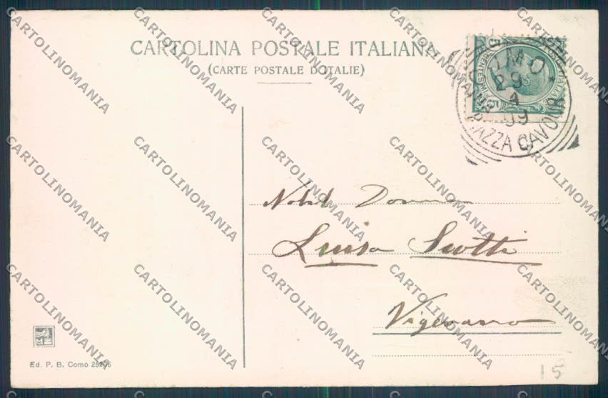 Como Città cartolina LQ1225 – retro