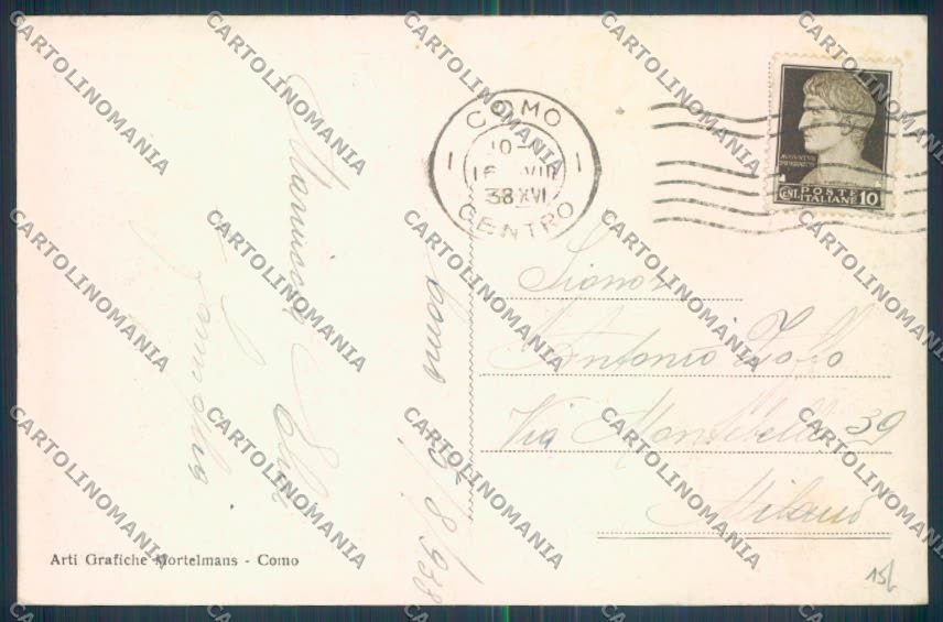 Como Città cartolina LQ1227 – retro