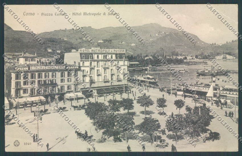 Como Città PIEGHINA cartolina LQ1237 – fronte