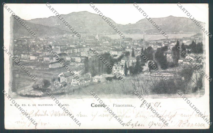 Como Città PIEGHINA cartolina LQ1244 – fronte