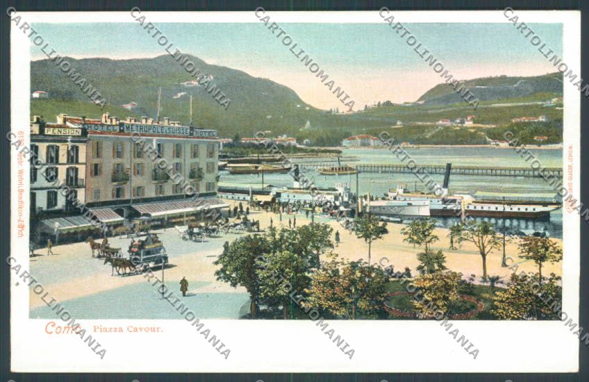 Como Città ABRASA cartolina LQ1250 – fronte