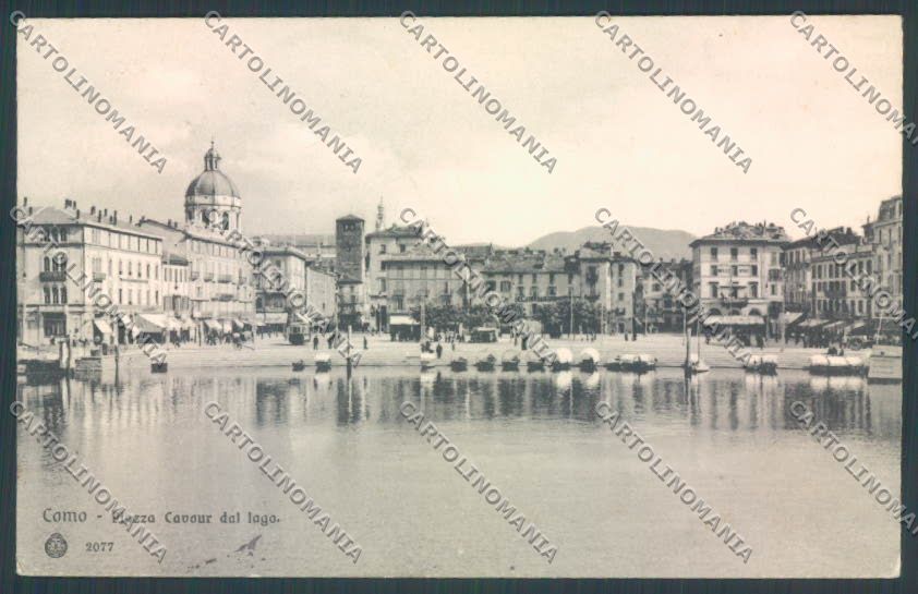 Como Città ABRASA STRAPPO cartolina LQ1256 – fronte