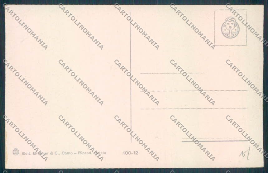 Como Città Brunate cartolina LQ1257 – retro