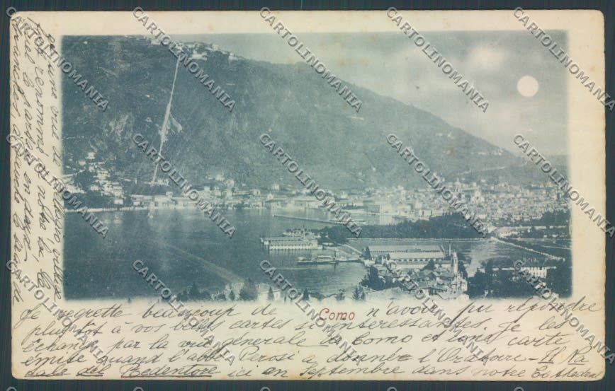 Como Città PIEGHINA cartolina LQ1274 – fronte