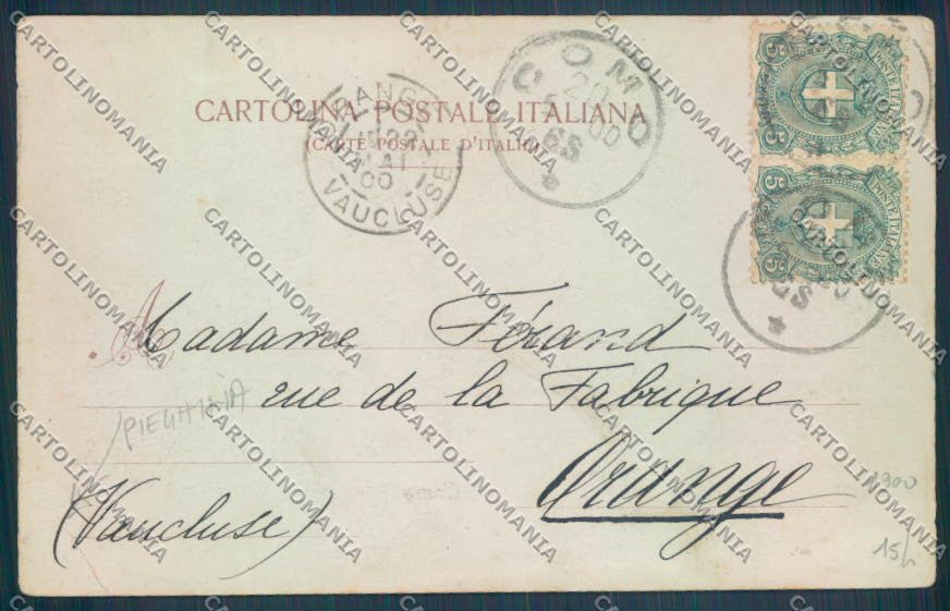 Como Città PIEGHINA cartolina LQ1274 – retro