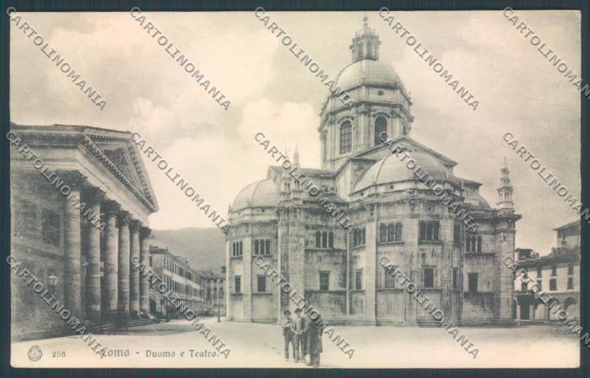 Como Città SCOLLATA cartolina LQ1279 – fronte