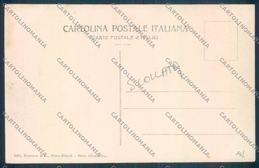 Como Città SCOLLATA cartolina LQ1279 – retro