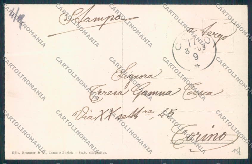 Como Città cartolina LQ1280 – retro