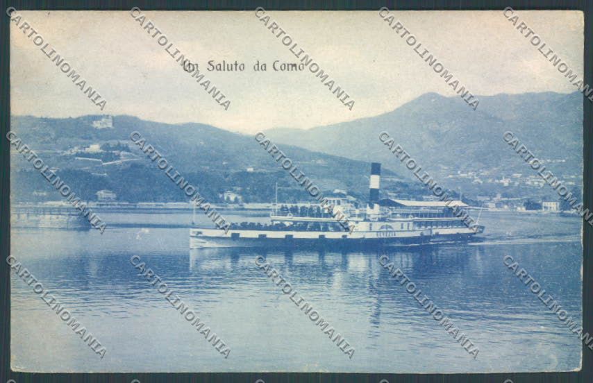 Como Città Lago di Battello cartolina LQ1281 – fronte