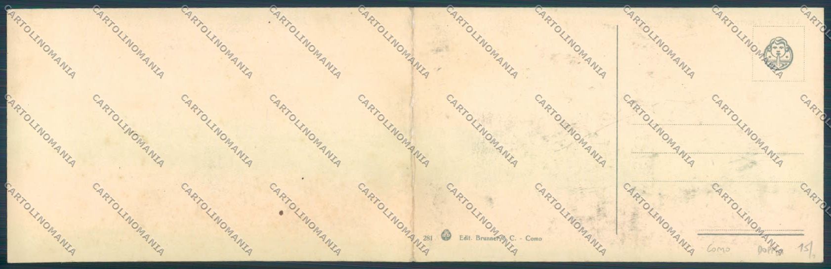 Como Città Doppia cartolina LQ1282 – retro