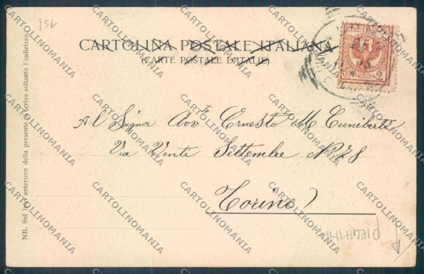 Como Città PIEGHINA cartolina LQ1284 – retro