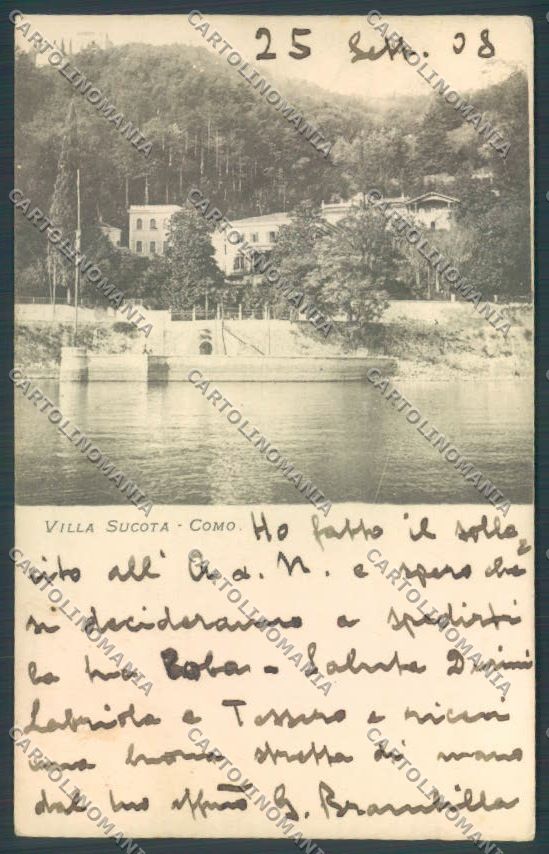 Como Città cartolina LQ1285 – fronte