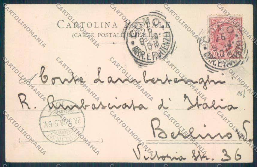 Como Città cartolina LQ1285 – retro