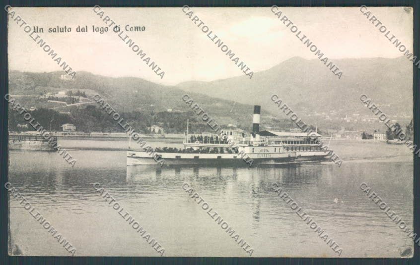 Como Lago di Battello cartolina LQ1314 – fronte