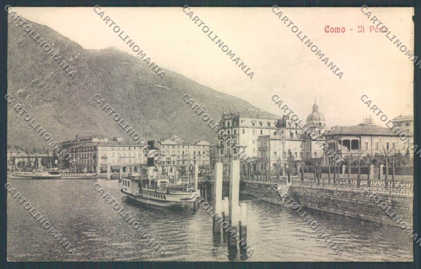 Como Città Battello STRAPPO cartolina LQ1315 – fronte