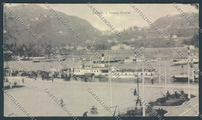 Como Città Battello RIFILATA cartolina LQ1320 – fronte