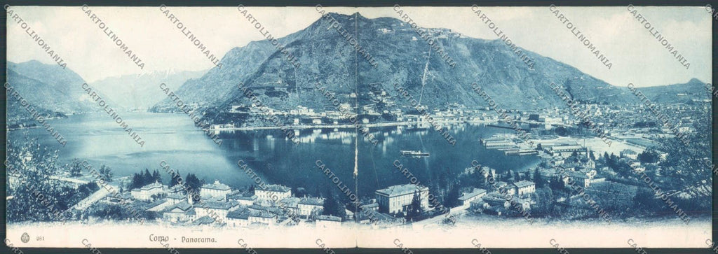 Como Città Doppia STRAPPO cartolina LQ1321 – fronte