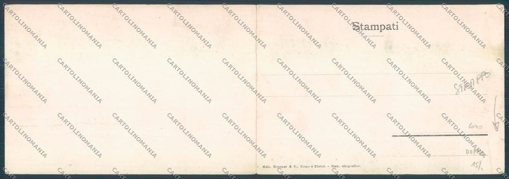 Como Città Doppia STRAPPO cartolina LQ1321 – retro